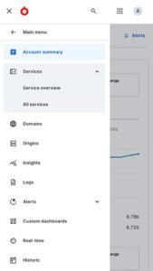 Fastly - Nuevo panel de control búsqueda y navegación