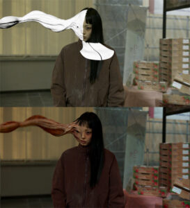 Dexter Studios VFX-before-and-after Parasyte The Grey (Foto: Netflix / Dexter Studios)