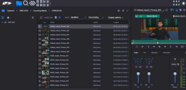 Avid MediaCentral - Cinedeck