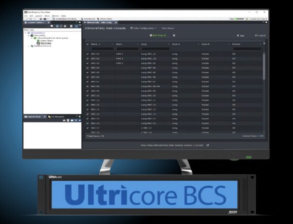 Ross Video Ultricore Tally