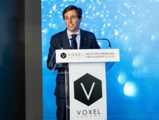 Jose Luis Martínez Almeida en la Apertura del curso 2024/25 en Voxel School 