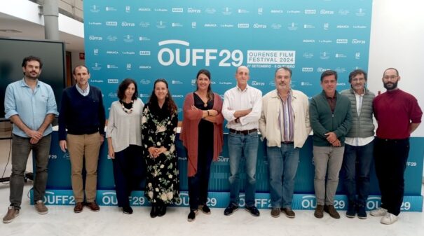 En la foto, de izquierda a derecha: Felipe Lage Coro (AGAPI/MAPA), Ignacio Rotaeche (PIAF), Chus Serradilla (AECINE), Uxía Caride (AGAPI/MAPA), Nathalie Marínez (Diboos), Luis Gosálbez (MAPA), José Antonio Hergueta (MAPA), Koldo Zuazua (PIAF), Ferran Cera (PROA) y Matías Daporta (AGAPI/MAPA)