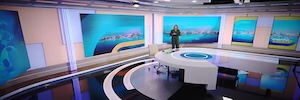 Sport TV (Portugal) despliega un nuevo estudio con pantallas LED de Alfalite