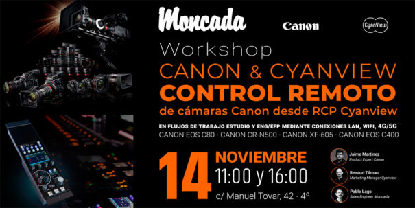 Moncada Lorenzo - Canon Cyanview evento control remoto