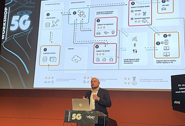 Victor Sánchez en 5G Workshop RTVE