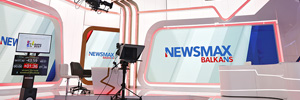 Newsmax Balkans renueva la iluminación de su estudio televisivo con Prolights