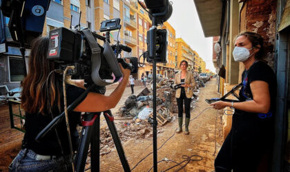 A Punt - Cobertura - Dana - Valencia. (Foto: Octavio Alcaraz)