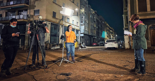 A Punt - Cobertura - Dana - Valencia. (Foto: Octavio Alcaraz)