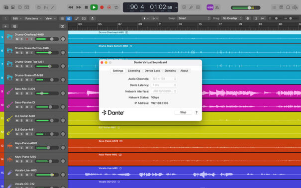 Audinate - Dante Virtual Soundcard Pro - DVSPro