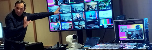Kairos (Panasonic) demonstrates the transition to IP in hybrid environments with ST 2110