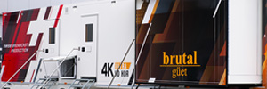 Broadcast Solutions' flagship mobile unit lands at Brutal güet: UHD, three rooms, interchangeable seats...